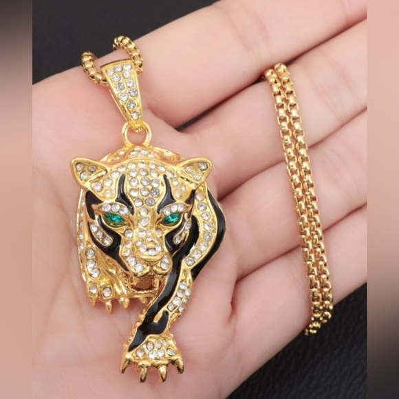 GYPSY STONE STATEMENT FASHION NECKLACE - Picture 12 of 14